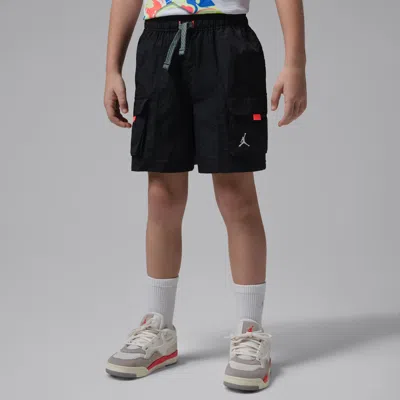Jordan Super Splash Little Kids' Tech Shorts In Black