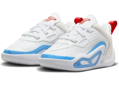 Pre-owned Jordan Tatum 1 Archer Ave St. Louis Sneakers In White/university Red/university Blue