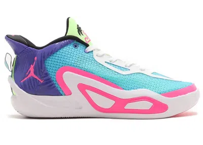 Pre-owned Jordan Tatum 1 Wave Runner Sneakers In Lagoon Pulse/pink Blast/psychic Purple