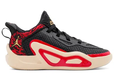 Pre-owned Jordan Tatum 1 Zoo Sneakers In Black/metallic Gold/university Red