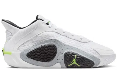 Pre-owned Jordan Tatum 2 Neon Sneakers In White/electric Green/black