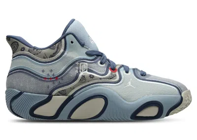 Pre-owned Jordan Tatum 3 Blue Denim Sneakers In Light Armory Blue/ocean Fog/ashen Slate In Multi