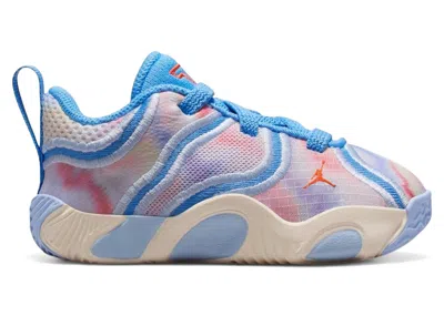 Pre-owned Jordan Tatum 3 Tie Dye Sneakers In University Blue/pale Ivory/royal Tint In Multi