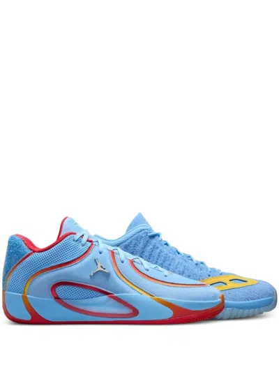 Jordan Tatum 4 & 11 Retro Low Ie "jayson Tatum World Tour Pack" Sneakers In Blue