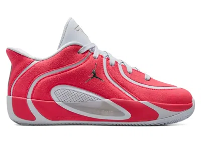 Pre-owned Jordan Tatum 4 St. Louis Sneakers In Siren Red/metallic Silver/football Grey