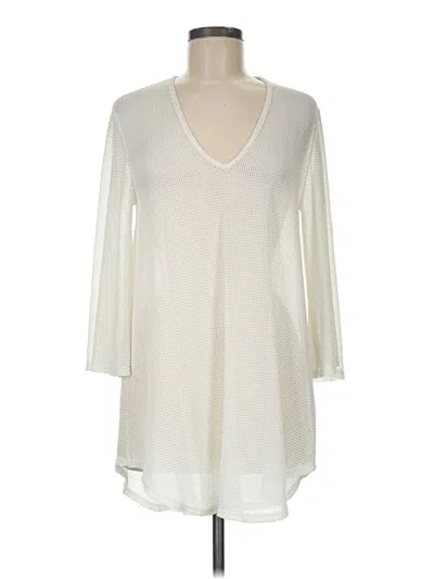 Pre-owned Jordan Taylor 3/4 Sleeve T-shirt In Ivory