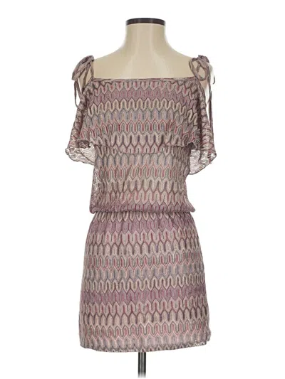 Pre-owned Jordan Taylor Cocktail Dress In Purple