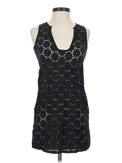 Pre-owned Jordan Taylor Sleeveless Top Black Halter Neckline Tops