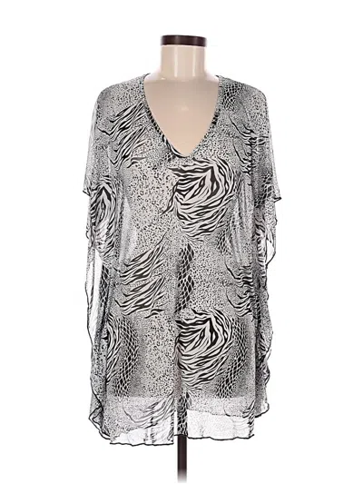 Pre-owned Jordan Taylor Swimsuit Cover Up In Gray