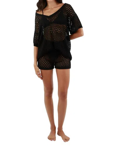 Jordan Taylor Women's Pyrite Off Shoulder Dress In Black