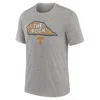 Jordan Tennessee Volunteers Local Campus Time Honored Tradition  Men's College T-shirt In Grey