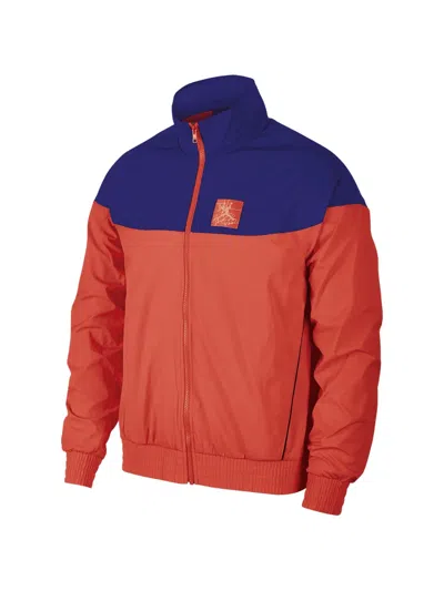 Jordan Tinker Legacy Windbreaker Jacket In Orange