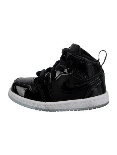 Pre-owned Jordan Babies' Toddler 1 Mid Se Black White Dark Concord (td)