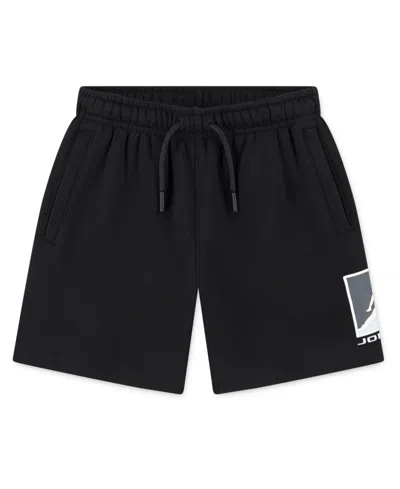 Jordan Kids' Toddler And Little Boys Essentials Fleece Shorts In Black