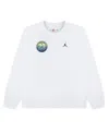 Jordan Toddler And Little Boys Jumpman Global Rise Long Sleeve T-shirt In White