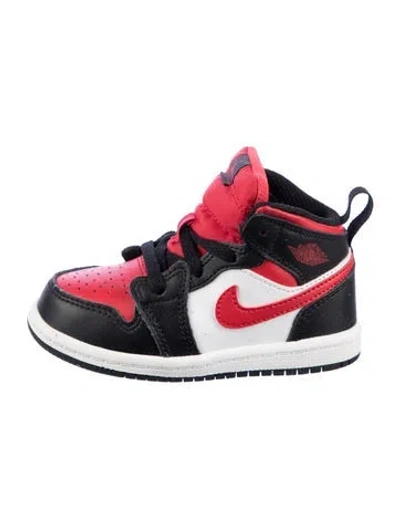 Pre-owned Jordan Babies' Toddler Boy's Leather High Top Sneakers In Red