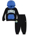 Jordan Toddler Boys 2-piece Gametime Fleece Pullover Hoodie And Pants Set In Blue