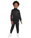 Jordan Toddler Boys Air Tricot Jacket And Pants, 2 Piece Set In Black
