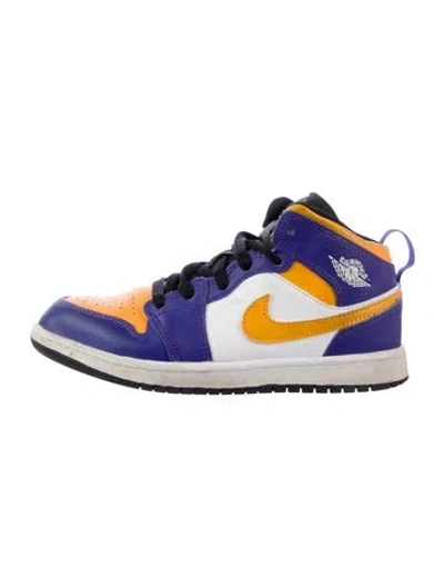 Pre-owned Jordan Babies' Toddler Boys' High Top Sneakers In Purple