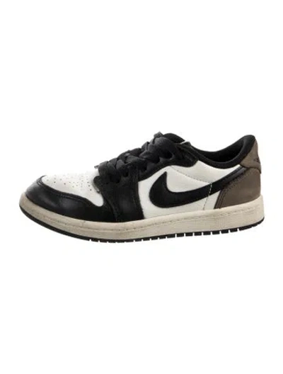 Pre-owned Jordan Babies' Toddler Boys' Leather Sneakers In Black/white