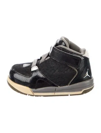 Pre-owned Jordan Babies' Toddler Boys' Patent Leather Sneaker In Black
