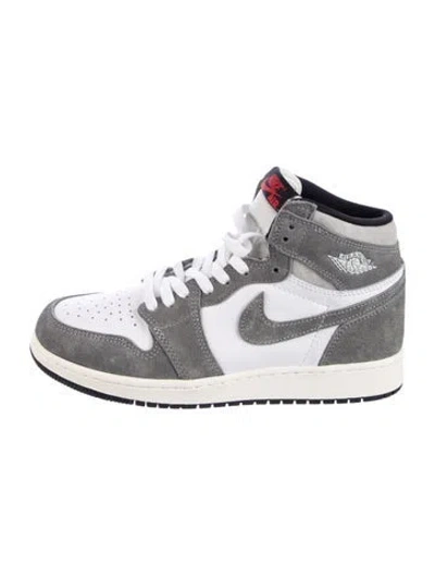 Pre-owned Jordan Babies' Toddler Boys' Patterned Hi-top Sneakers In Gray