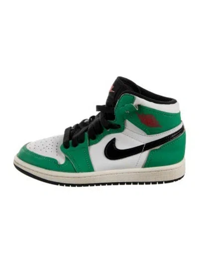 Pre-owned Jordan Babies' Toddler Boys' Patterned Hi-top Sneakers In Green