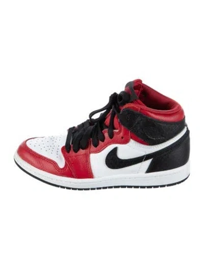 Pre-owned Jordan Babies' Toddler Boys' Patterned Hi-top Sneakers In Red