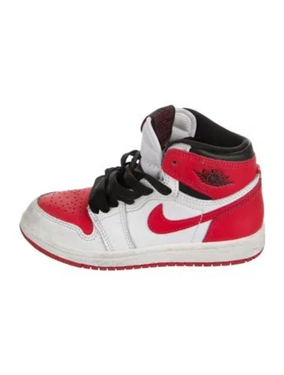Pre-owned Jordan Babies' Toddler Boys' Retro High Og Ps 'heritage' In White