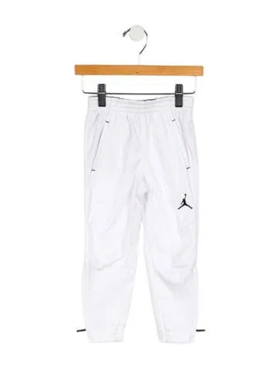 Pre-owned Jordan Babies' Toddler Boys' Track Pants In White