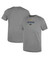 Jordan Toddler Heather Gray Michigan Wolverines Legend Slogan Performance T-shirt In Gray