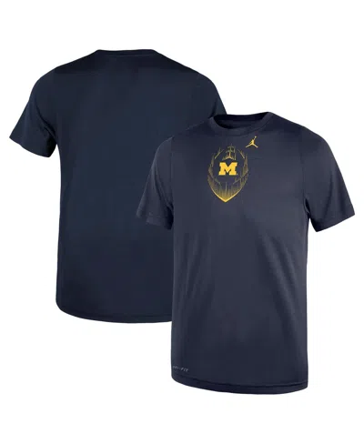 Jordan Toddler Navy Michigan Wolverines Legend Football Performance T-shirt
