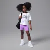 Jordan Toddler Retro 1984 2-piece Bike Shorts Set In Pink