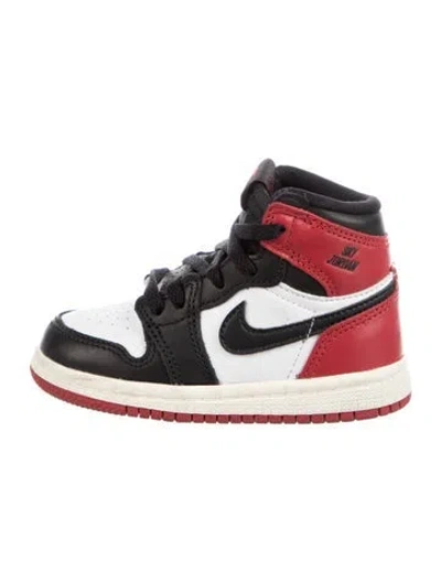 Pre-owned Jordan Babies' Toddlers' 1 Retro High Og 'black Toe Reimagined' (td) Sneakers