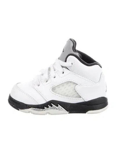 Pre-owned Jordan Babies' Toddlers' 5 Retro 'reverse Metallic' (td) Sneakers In White