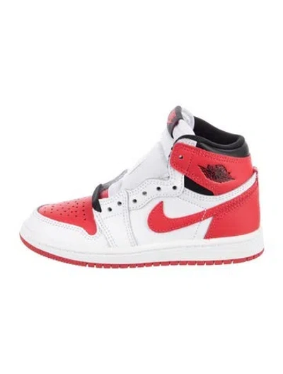 Pre-owned Jordan Babies' Toddlers Leather High Top Sneakers In Multi