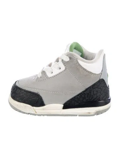 Pre-owned Jordan Babies' Toddlers Leather Low Top Sneakers In Gray