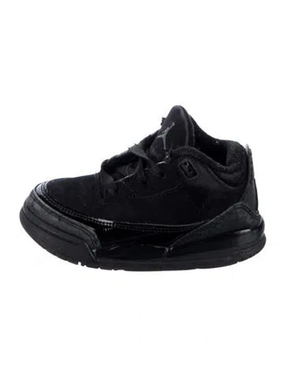 Pre-owned Jordan Babies' Toddlers' Suede Sneakers In Black
