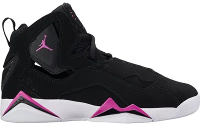 Pre-owned Jordan True Flight Sneakers In Black/fuchsia Blast/white
