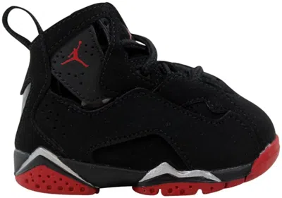 Pre-owned Jordan True Flight Sneakers In Black/gym Red Metallic Silver