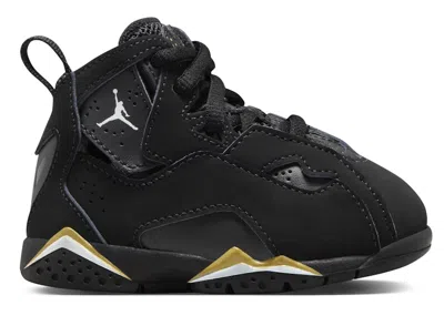 Pre-owned Jordan True Flight Sneakers In Black/metallic Gold/white