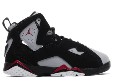 Pre-owned Jordan True Flight Sneakers In Black/varsity Red/wolf Grey