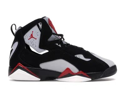 Pre-owned Jordan True Flight Sneakers In Black/varsity Red/wolf Grey