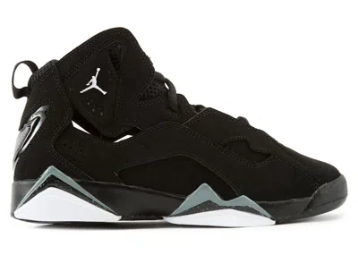 Pre-owned Jordan True Flight Sneakers In Black/white/metallic Silver