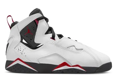Pre-owned Jordan True Flight Sneakers In White/varsity Red/black