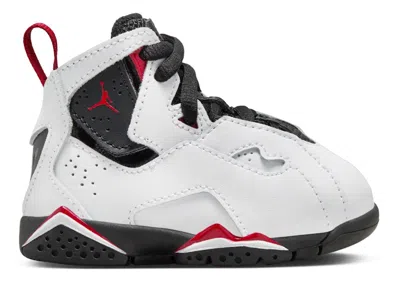 Pre-owned Jordan True Flight Sneakers In White/varsity Red/black