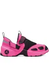 Jordan Trunner Lx Quilted Strapped Sneakers In Pink