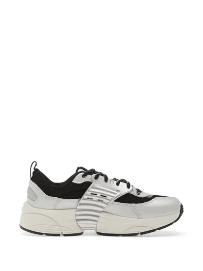 Jordan Trunner Panelled Sneakers In Silver