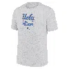 Jordan Ucla Bruins Campus Center Block Velocity Nike Men's Dri-fit College T-shirt In White