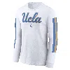 Jordan Men's Ucla Bruins Local Spirit Slogan  College Long-sleeve T-shirt In White